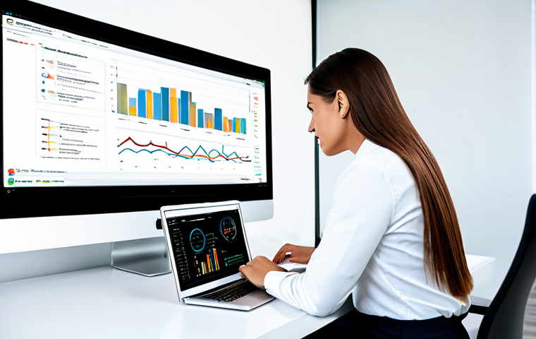 의미망 분석 - Optimized SEO Content**

"A marketing professional, fully clothed in business casual attire, working...